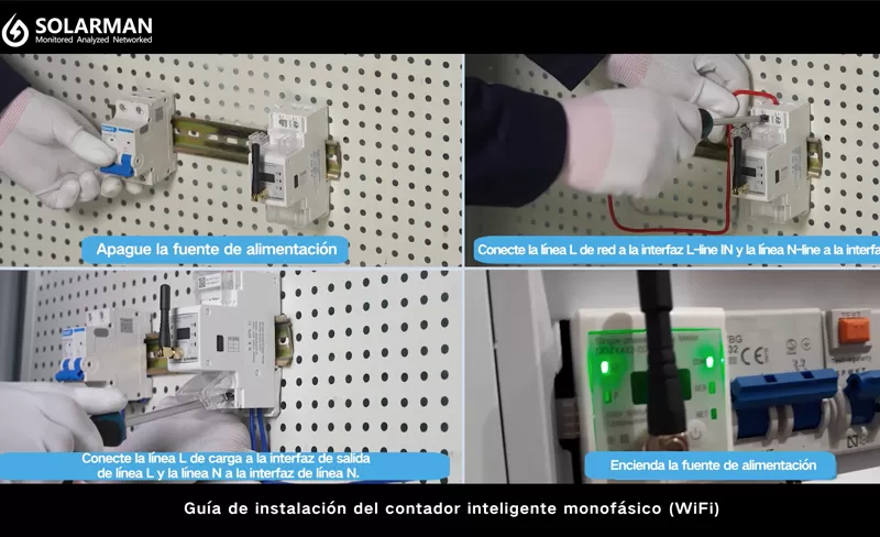 Introducción Y Guía De Instalación Del Contador Inteligente SOLARMAN