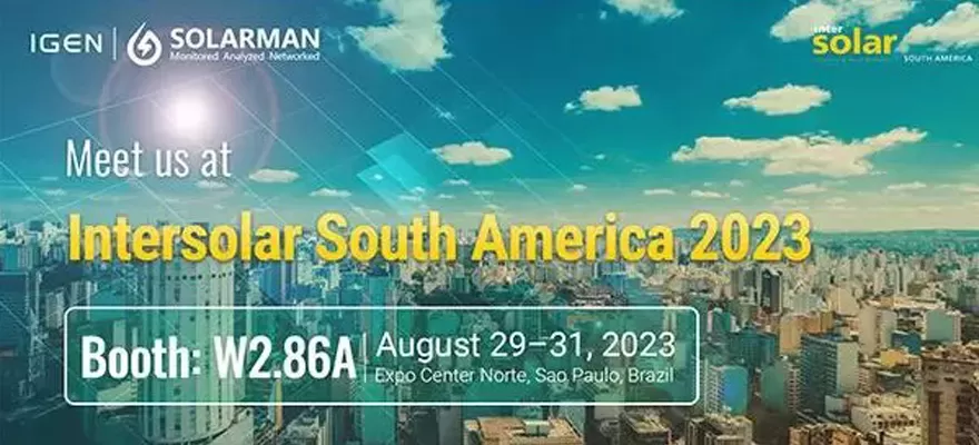 Invitation to Intersolar South America Exhibition from SOLARMAN